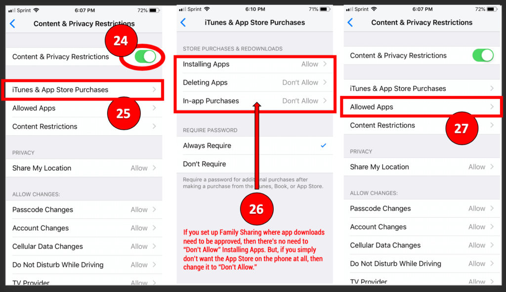 iOS 13 Parental Controls