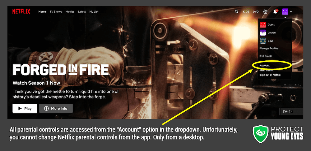 Netflix Parental Controls Updated