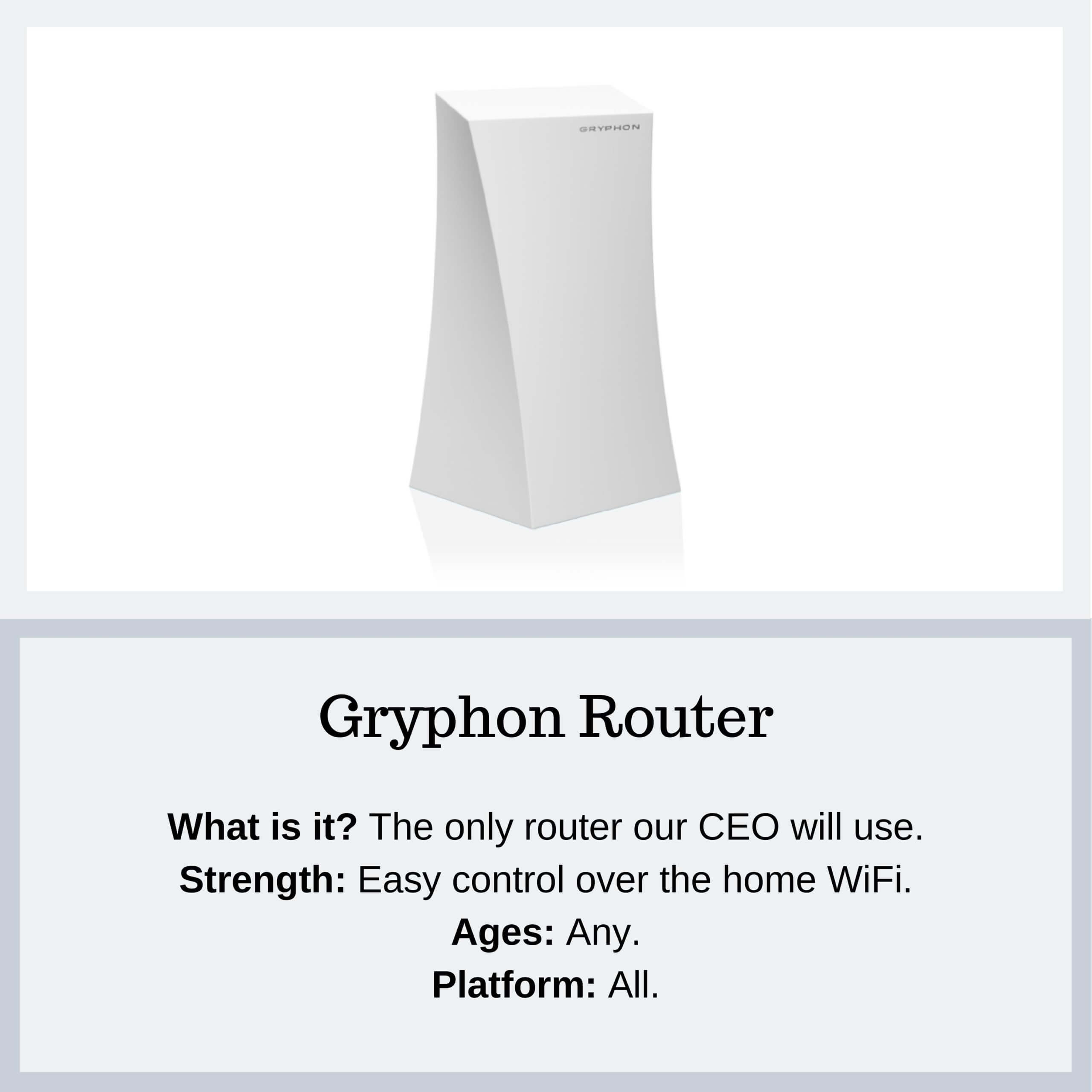 Gryphon Router - PYE